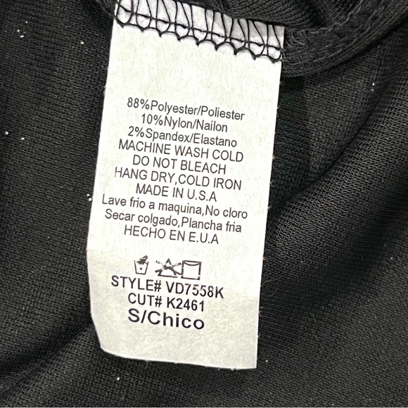 PinkBlush Women’s Black Sequin V-Neck Sleeveless Maternity Evening Gown Sz Small - Picture 12 of 14